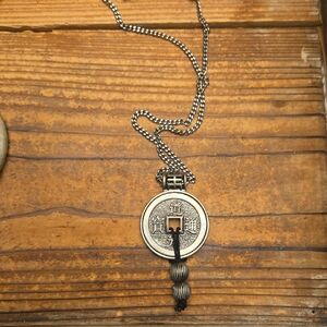 Vintage Style Coin Pendant Necklace